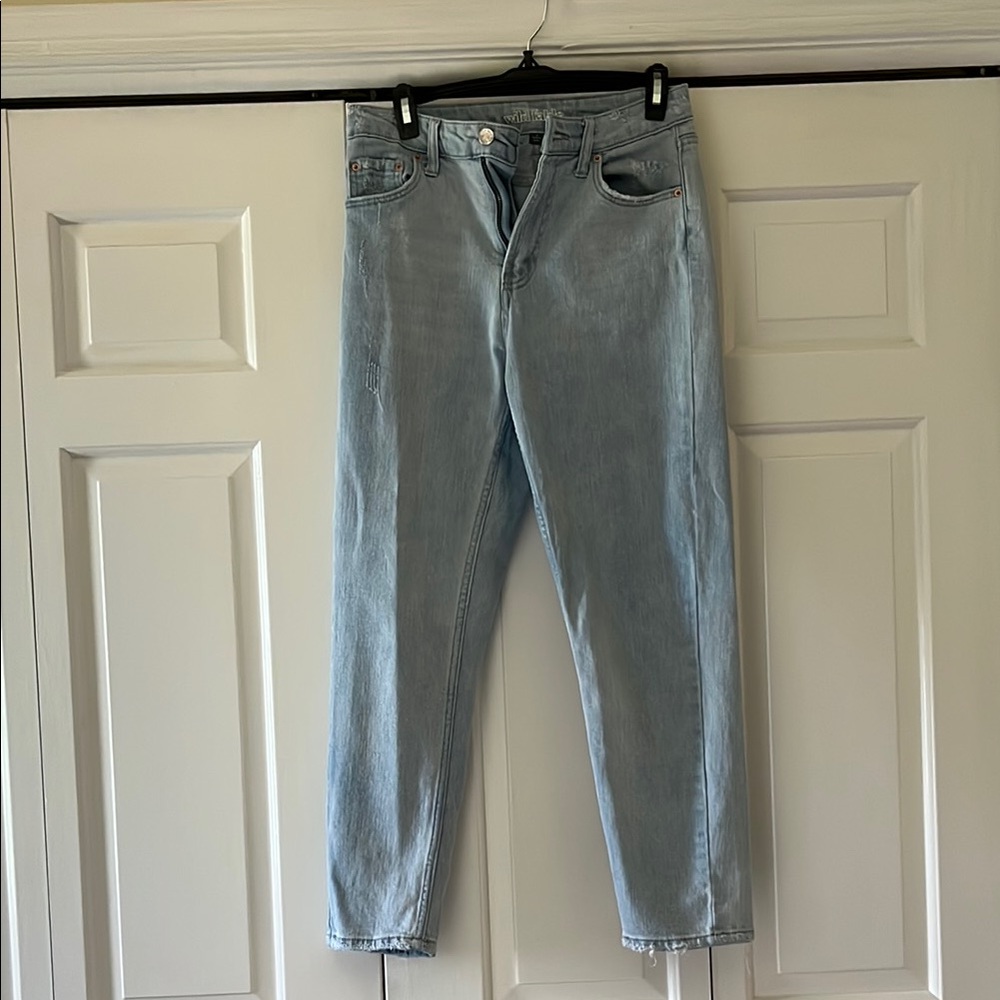 Wild Fable Light Blue High Rise Mom Jeans